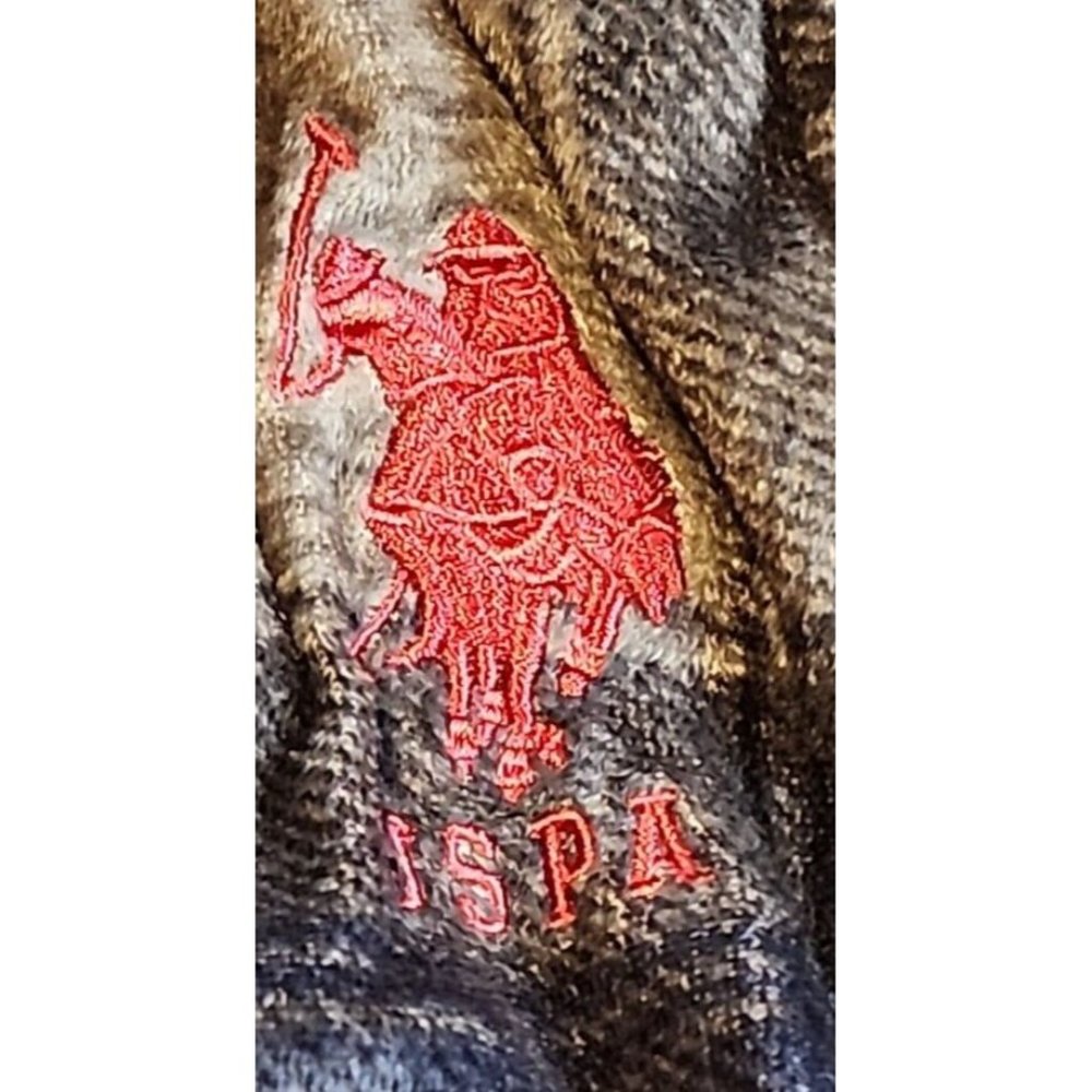 U.S. Polo Assn. Junior Sz. L Fleece Loungewear Pajama Pant Sleepwear Large Logo